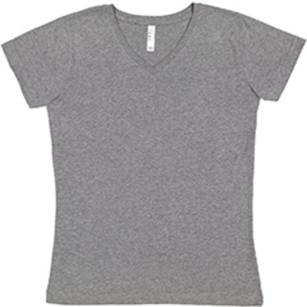 Ladies' V-Neck Fine Jersey T-Shirt Thumbnail