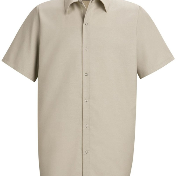 Men's Specialized Short Sleeve Pocketless Work Shirt Thumbnail