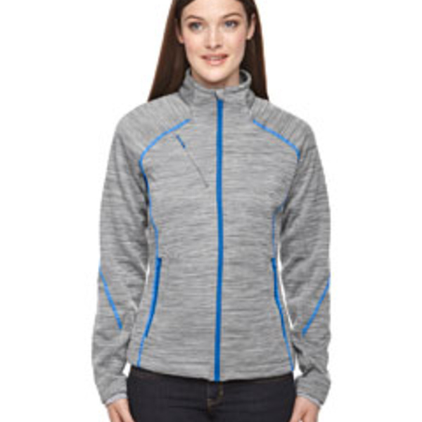 Ladies' Flux Mélange Bonded Fleece Jacket Thumbnail