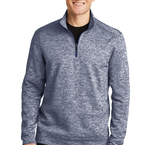 PosiCharge ® Electric Heather Fleece 1/4 Zip Pullover Thumbnail