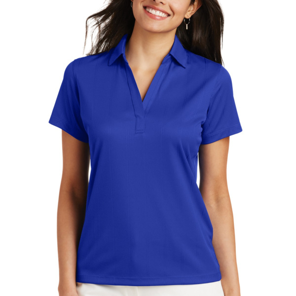 Ladies Performance Fine Jacquard Polo Thumbnail