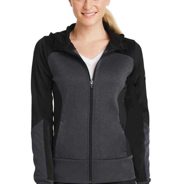 Women's Tech Fleece Colorblock Full Zip Hooded Jacket Thumbnail