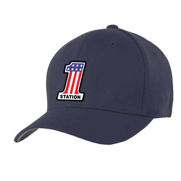 Station 1 - Flexfit ® Wool Blend Cap (1s) Thumbnail